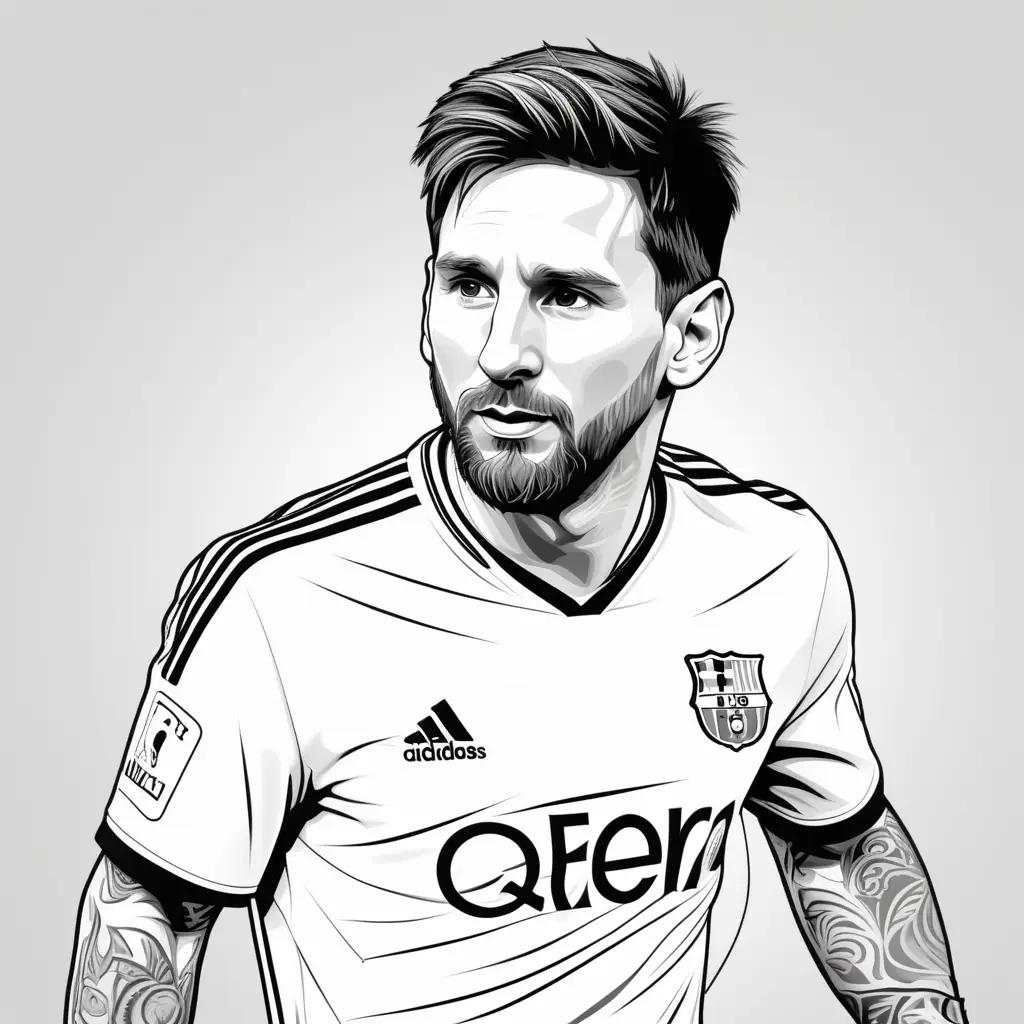 Messi Coloring Pages Coloring Book