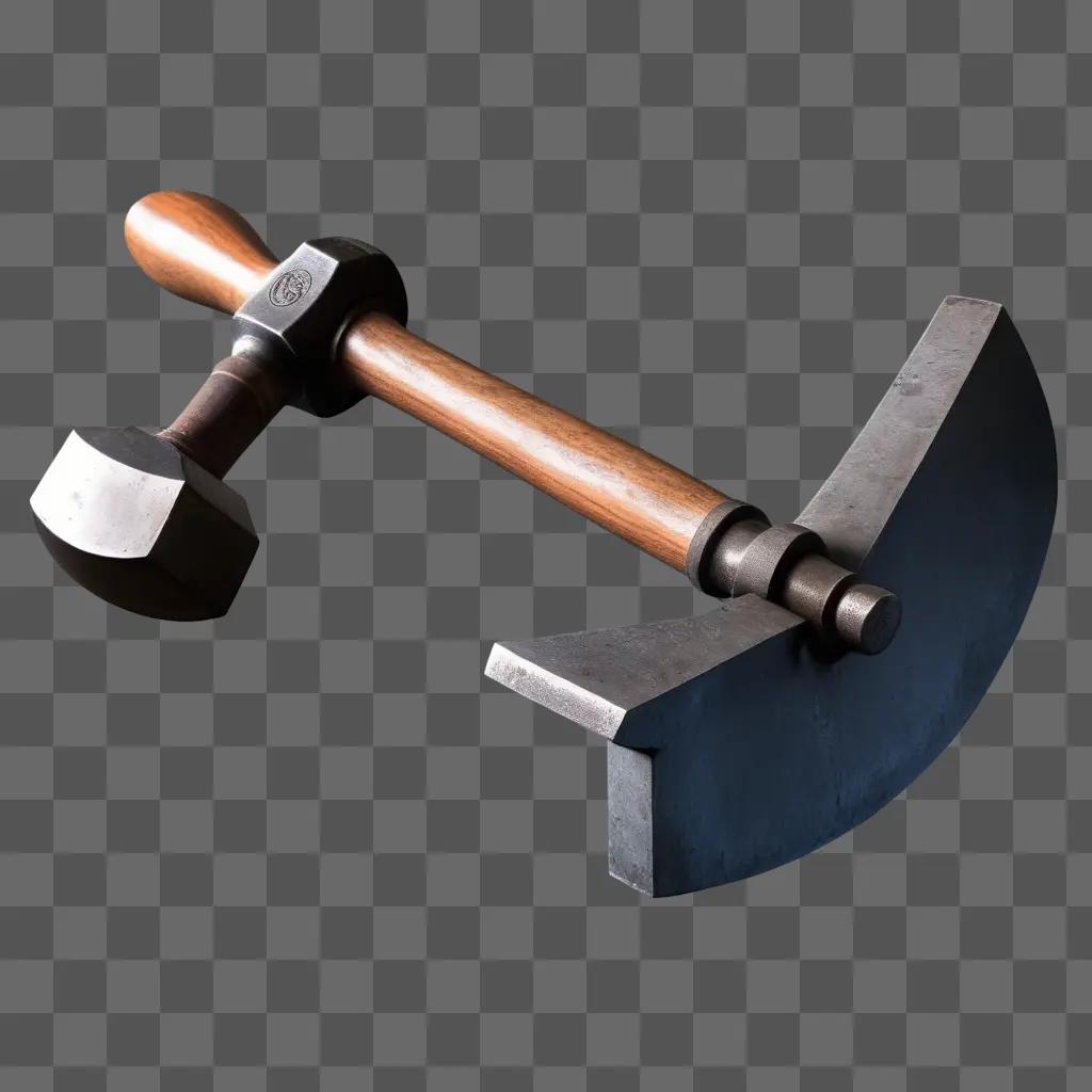 Metal hammers lay next to each other on the ground