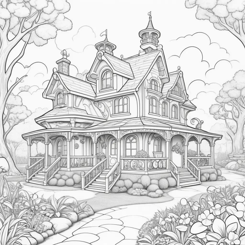 Mickey Mouse Clubhouse Coloring Pages - Black and White