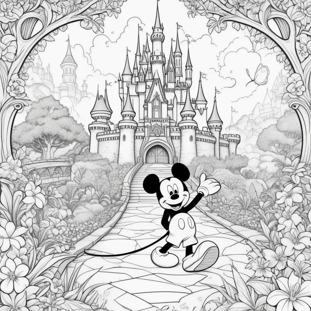 Mickey Mouse coloring pages to print