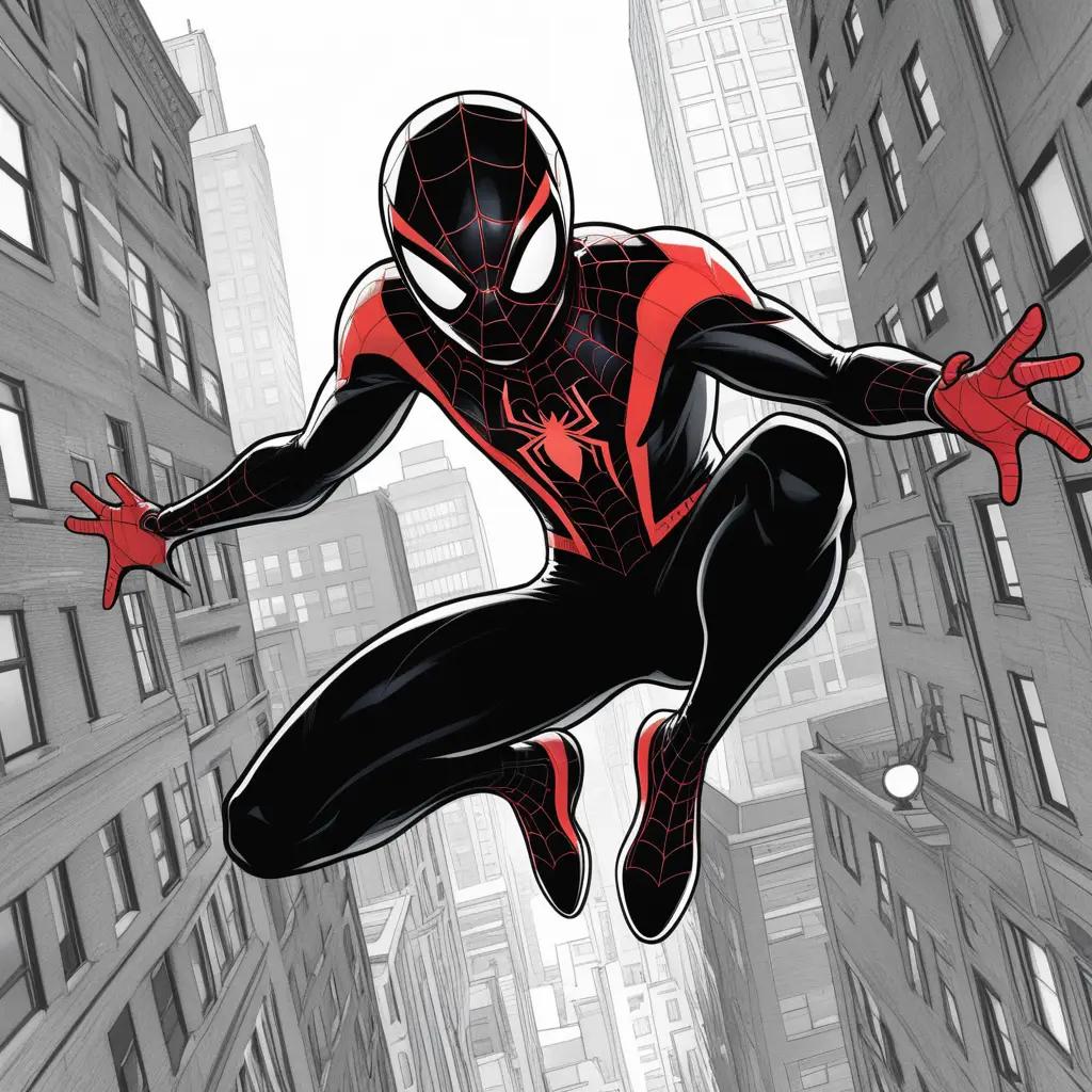 Miles Morales Coloring Pages