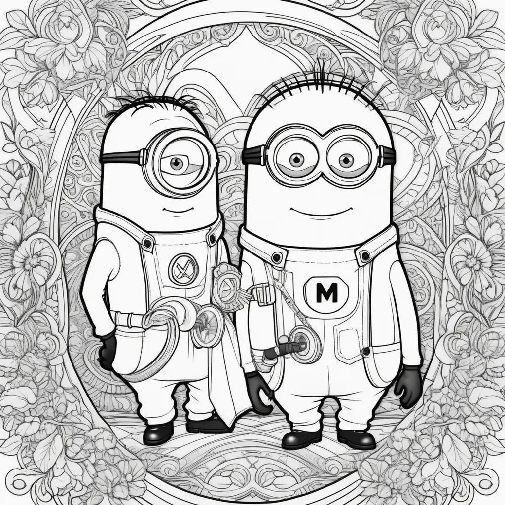 Minions Coloring Page - Coloring Book