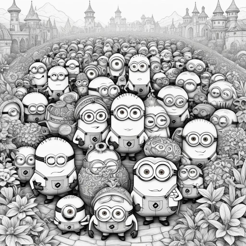 Minions Coloring Page: A Collection of Minions Coloring Pages