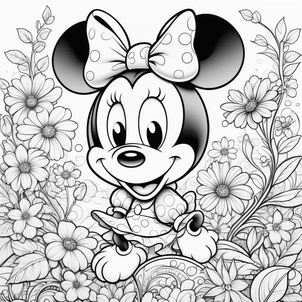 Minnie Mouse Coloring Pages: A Beautiful Collection of Coloring Pages for Kids