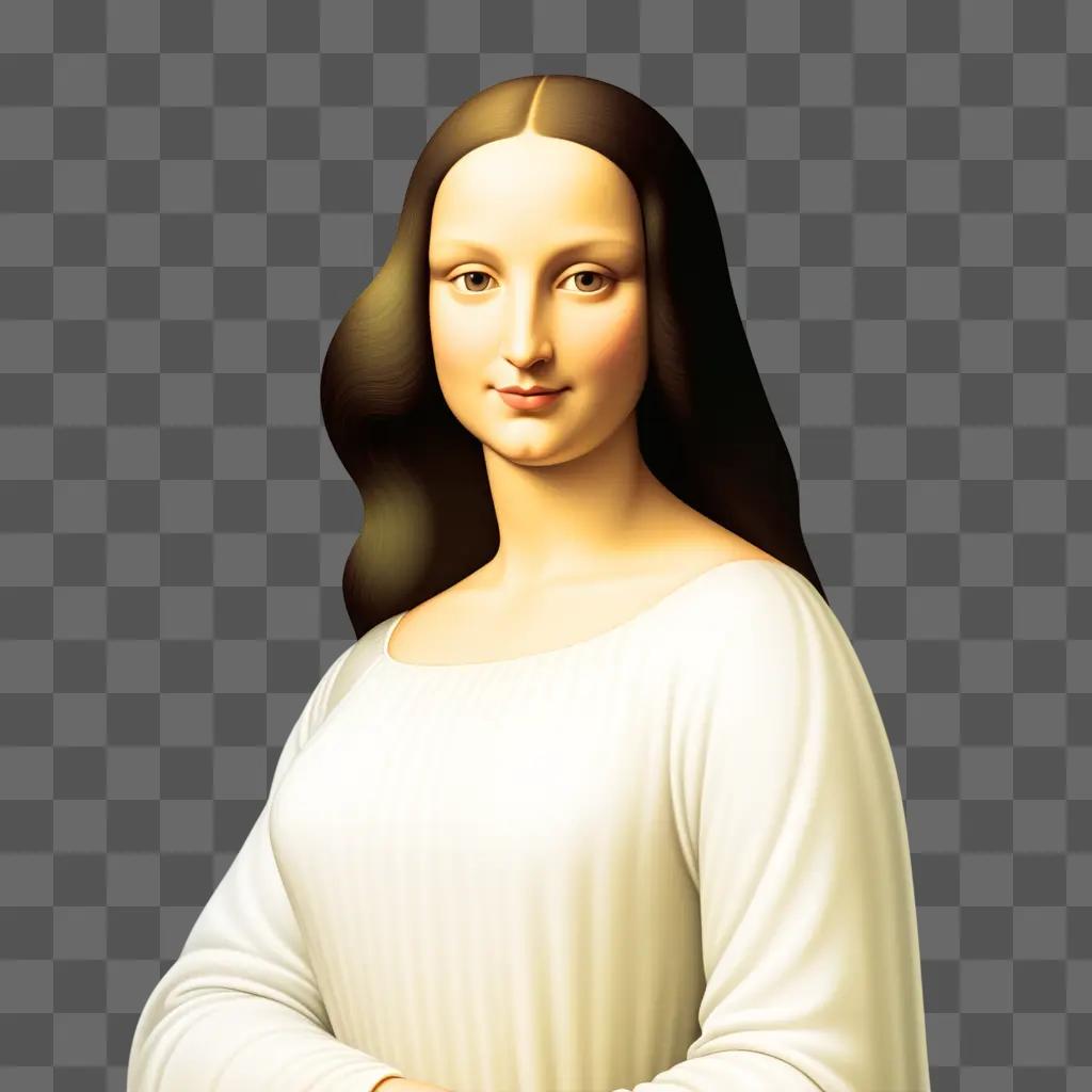 Mona Lisa portrait in the style of Leonardo Da Vinci