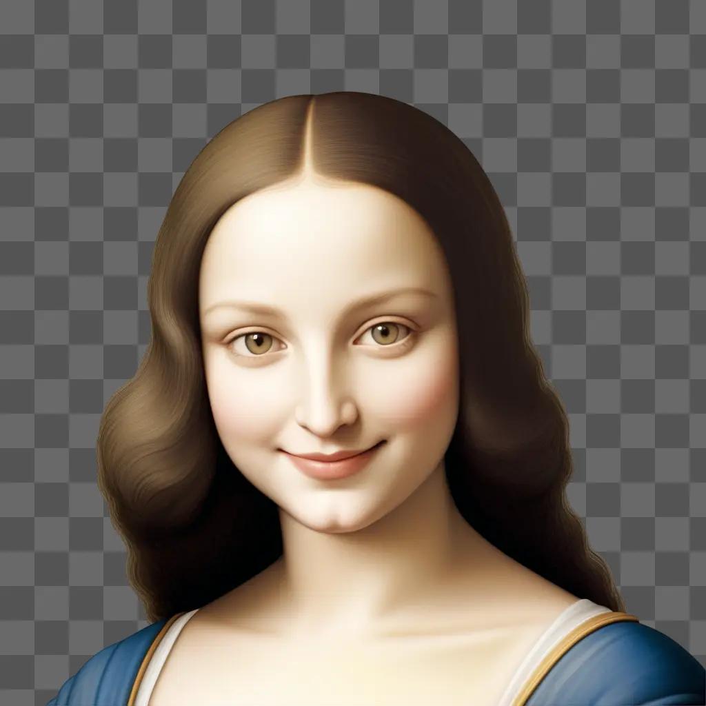 Mona Lisa sonriendo