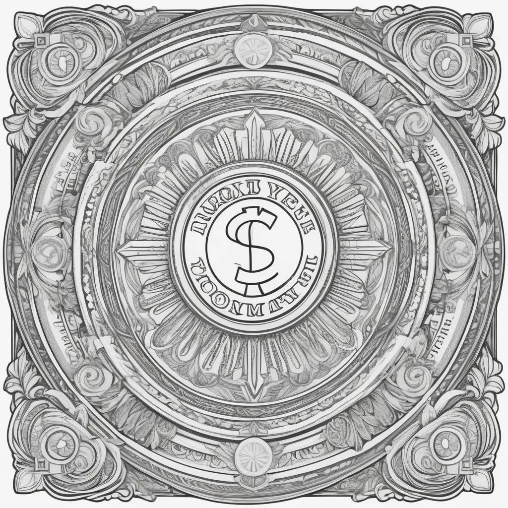 Money Coloring Pages