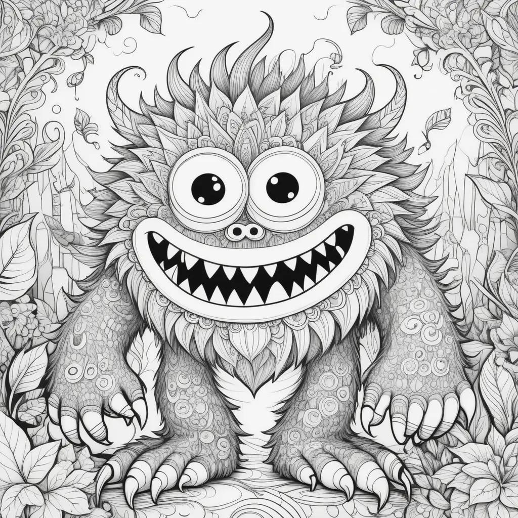 Monster Coloring Pages