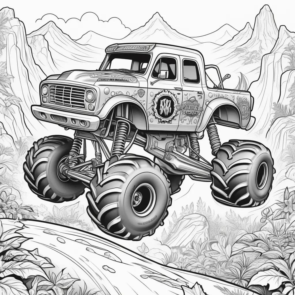 Monster Jam Coloring Pages: Coloring pages of monster trucks