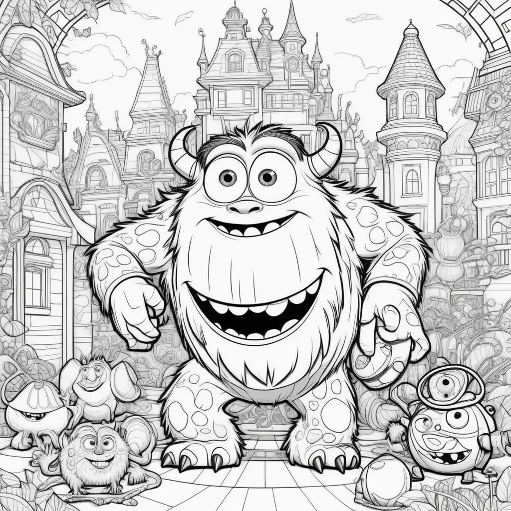 Monsters Inc Coloring Pages - Monsters Inc Coloring Pages