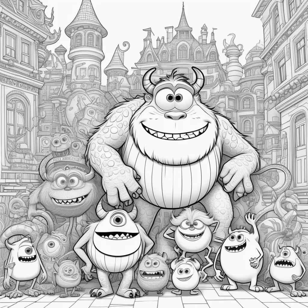 Monsters Inc Coloring Pages: Fun and Creativity for Kids