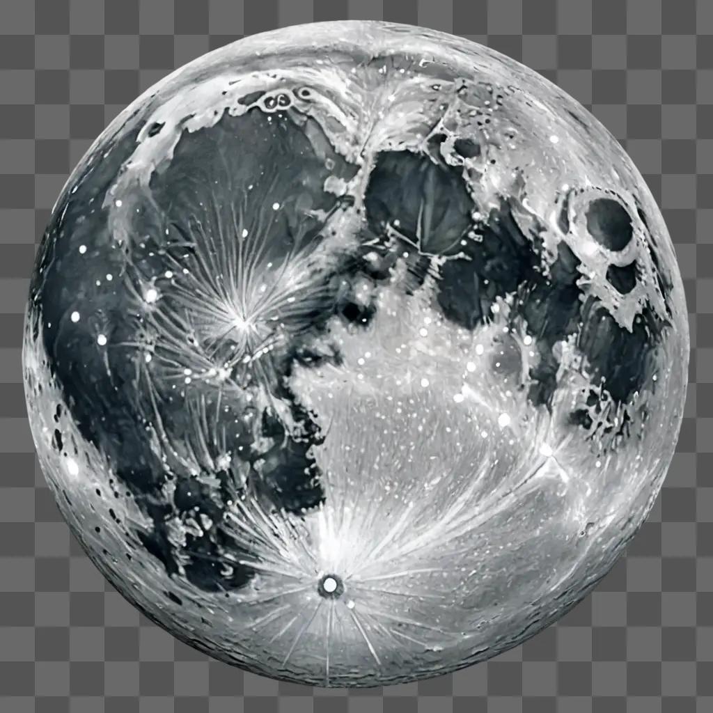 Moon drawing is so beautiful and unique