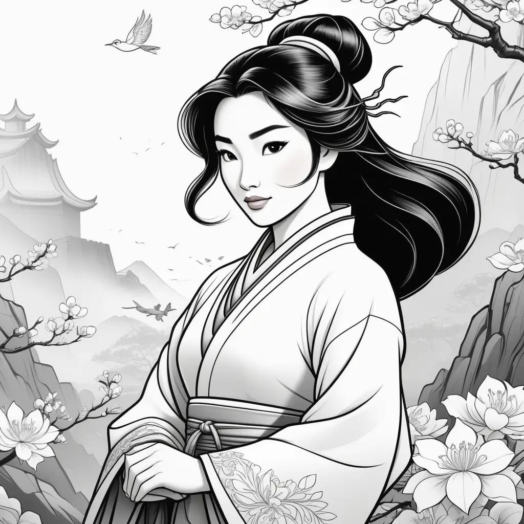 Mulan Coloring Pages