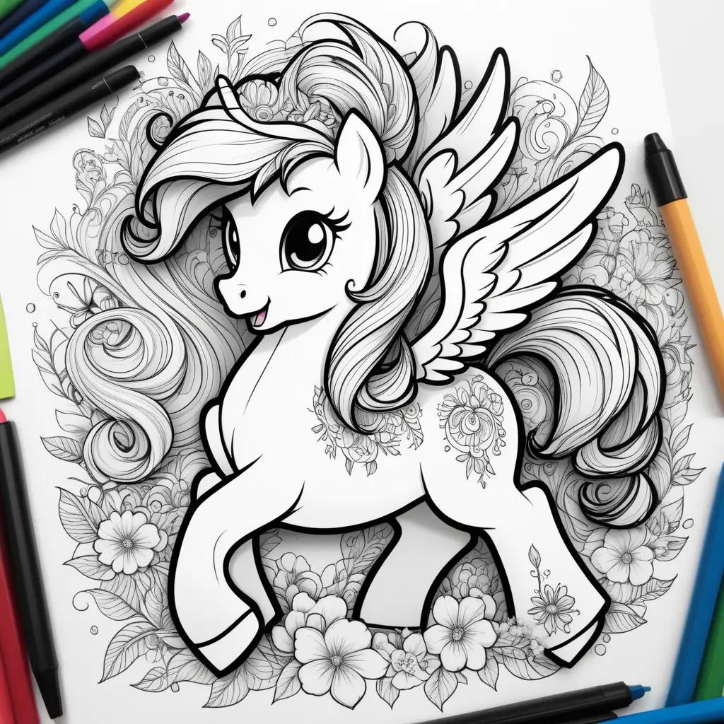 My Little Pony Coloring Pages: A Collection of Beautiful Designs