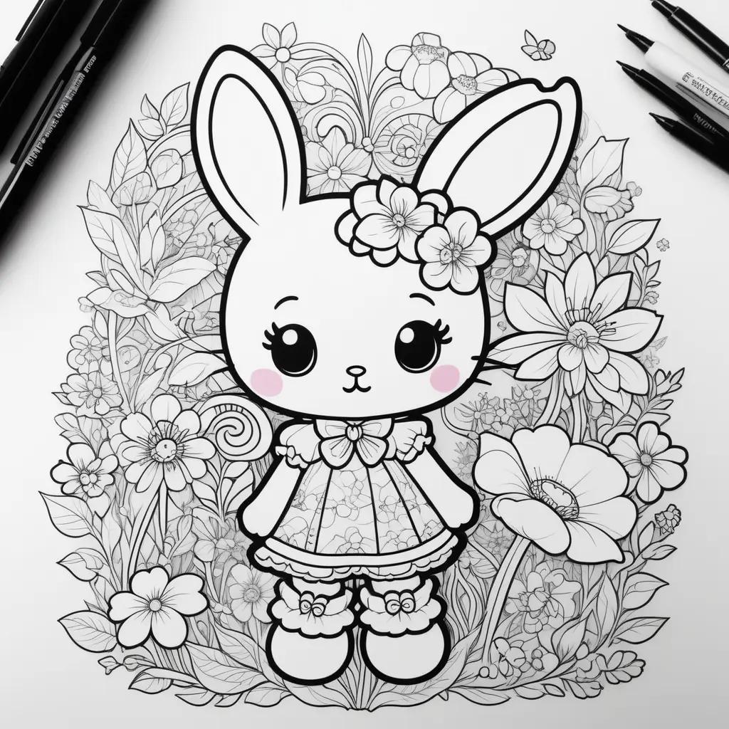 My Melody Coloring Page