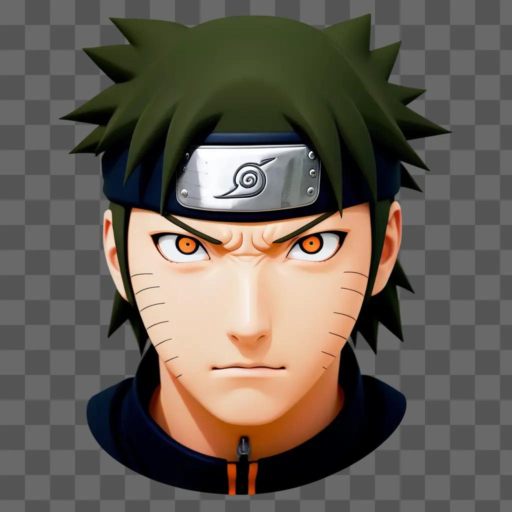 Narutos face, angry and ready to fight