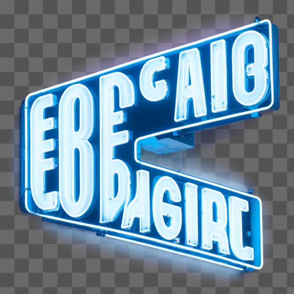 Neon sign for E8E Gais