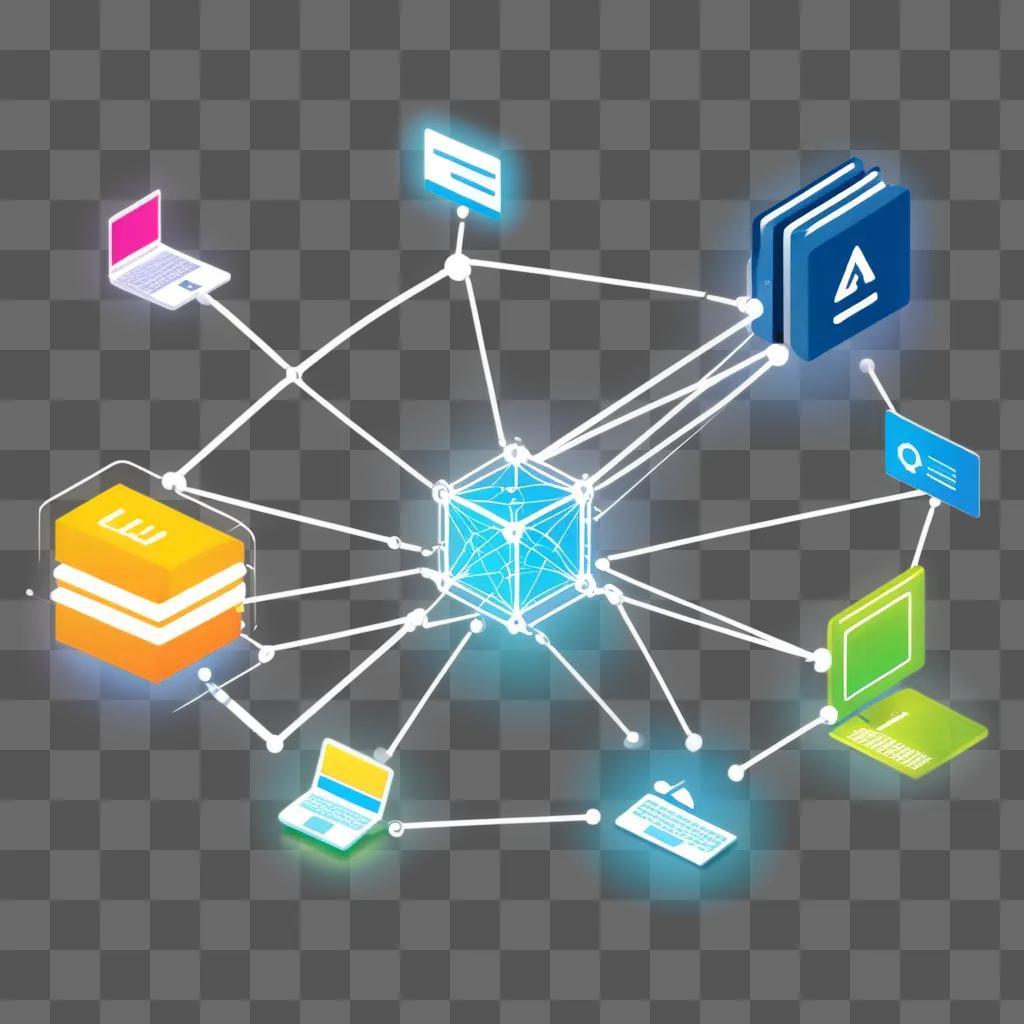 Network of computers and packets