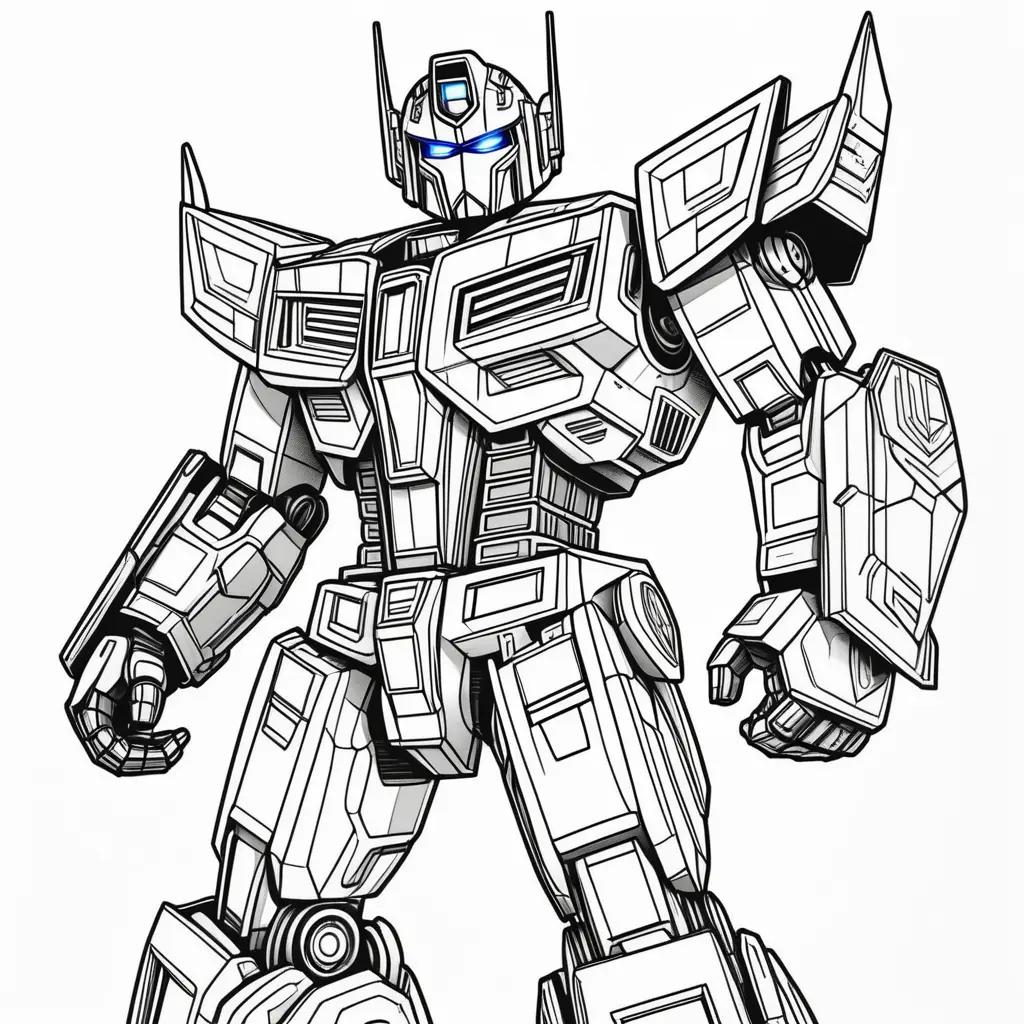 Optimus Prime Coloring Pages