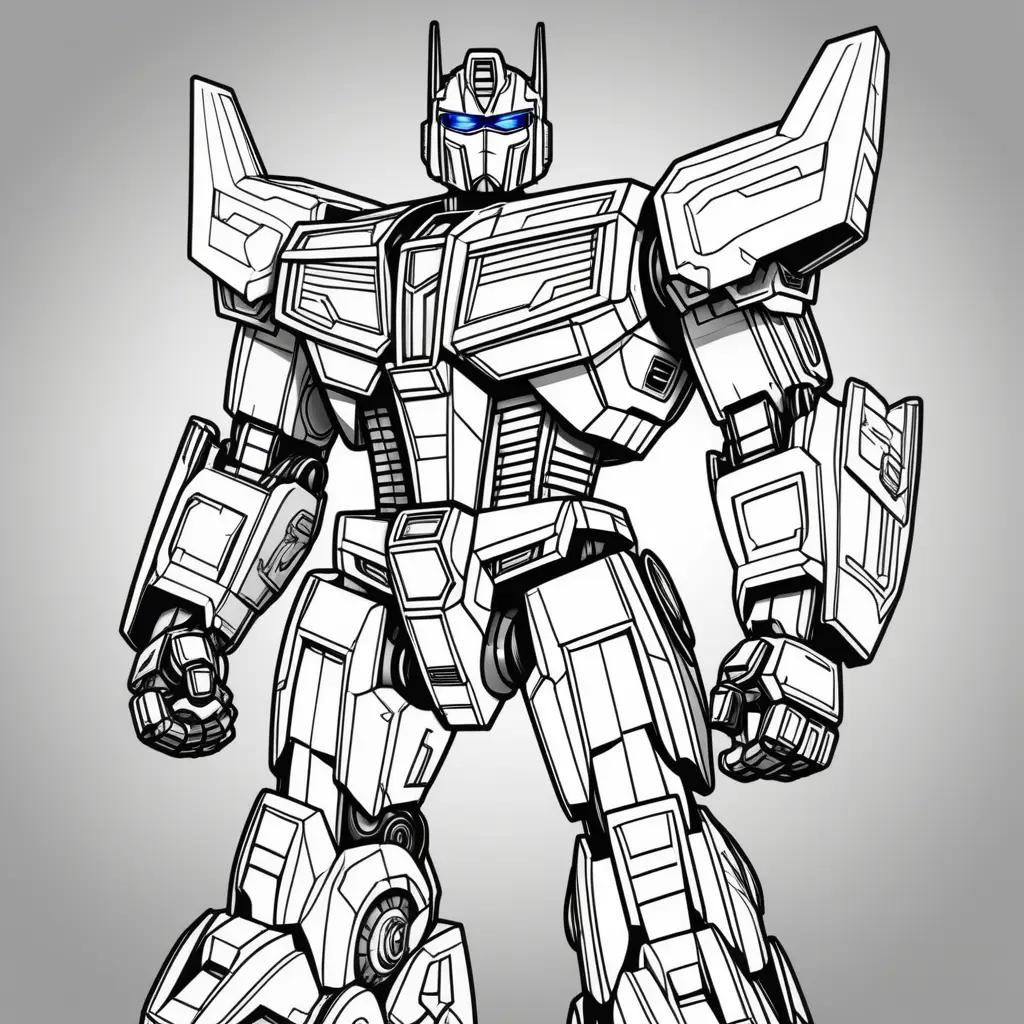 Optimus Prime Coloring Pages