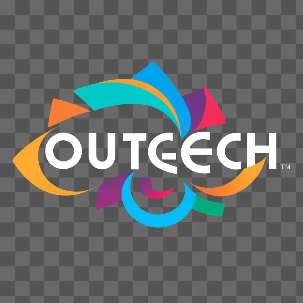 Outreach logo with multicolored rainbow in the center