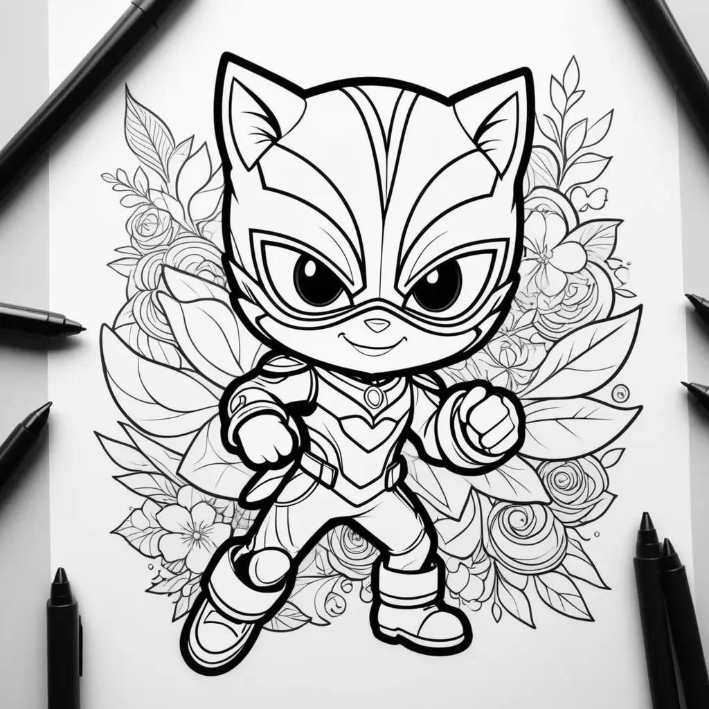 PJ Mask Coloring Pages: Coloring Book for Kids