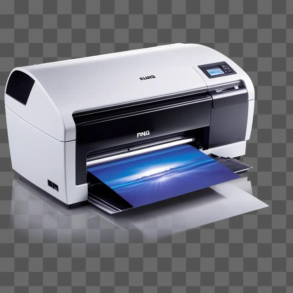 PNG printer is ready to print a picture