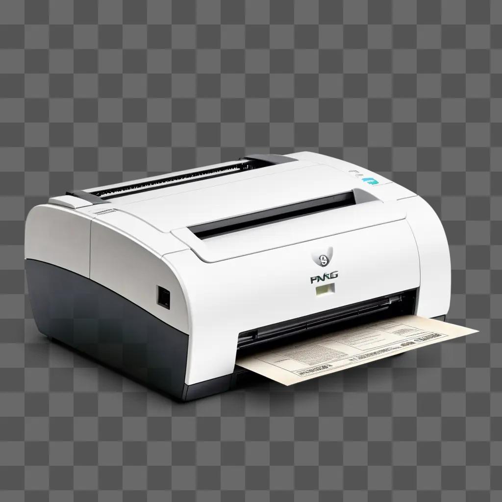 PNG printer sits on a grey surface