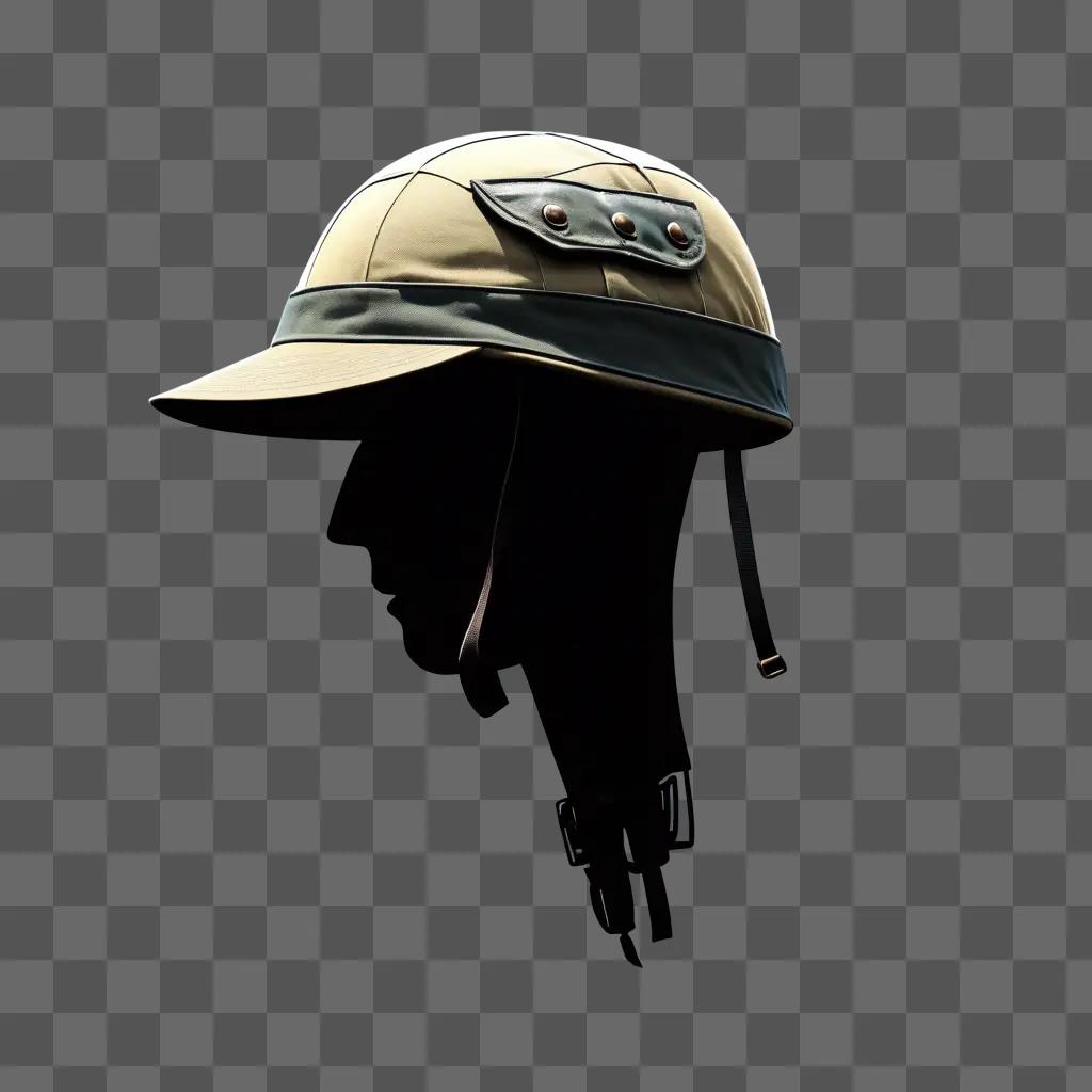 Paratrooper hat, strap, and strap buckle