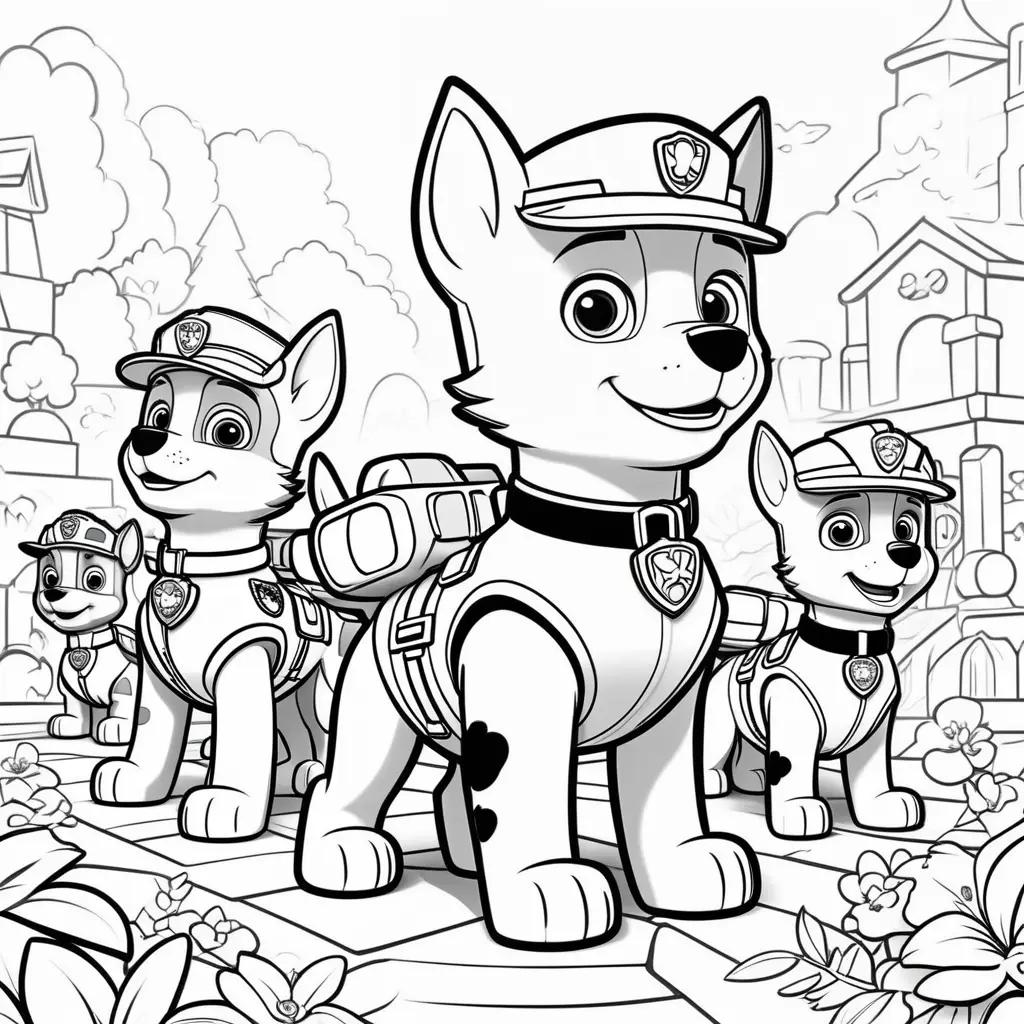 Paw Patrol Coloring Pages - Free Coloring Books