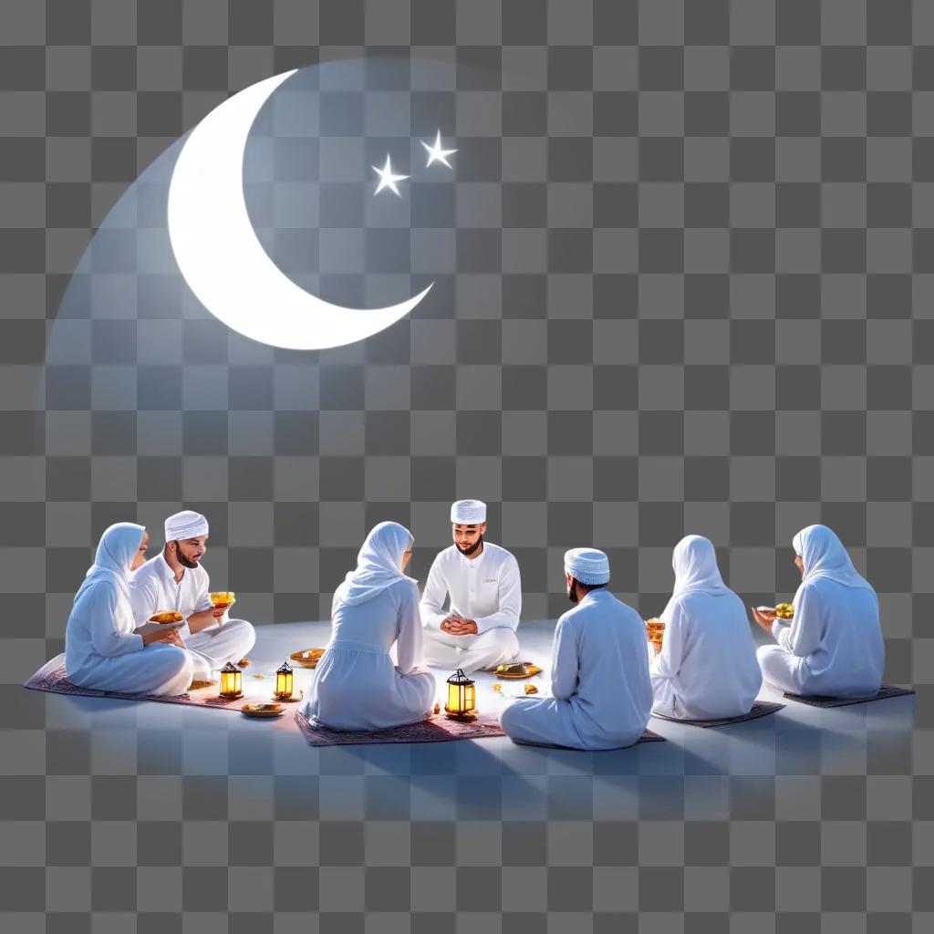 People enjoying Ramadan together