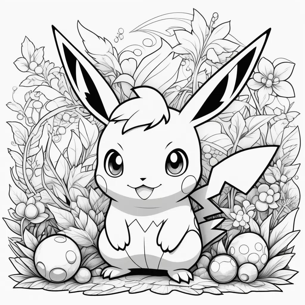 Pikachu coloring pages: a delightful way to color