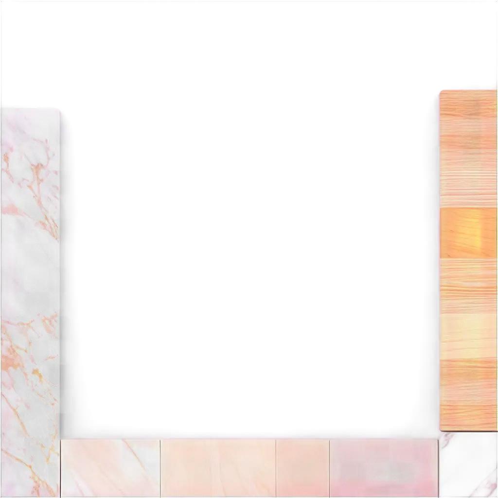 Pink and white PNG material with borders