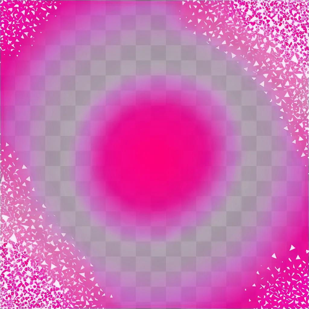 Pink background with white and pink circles