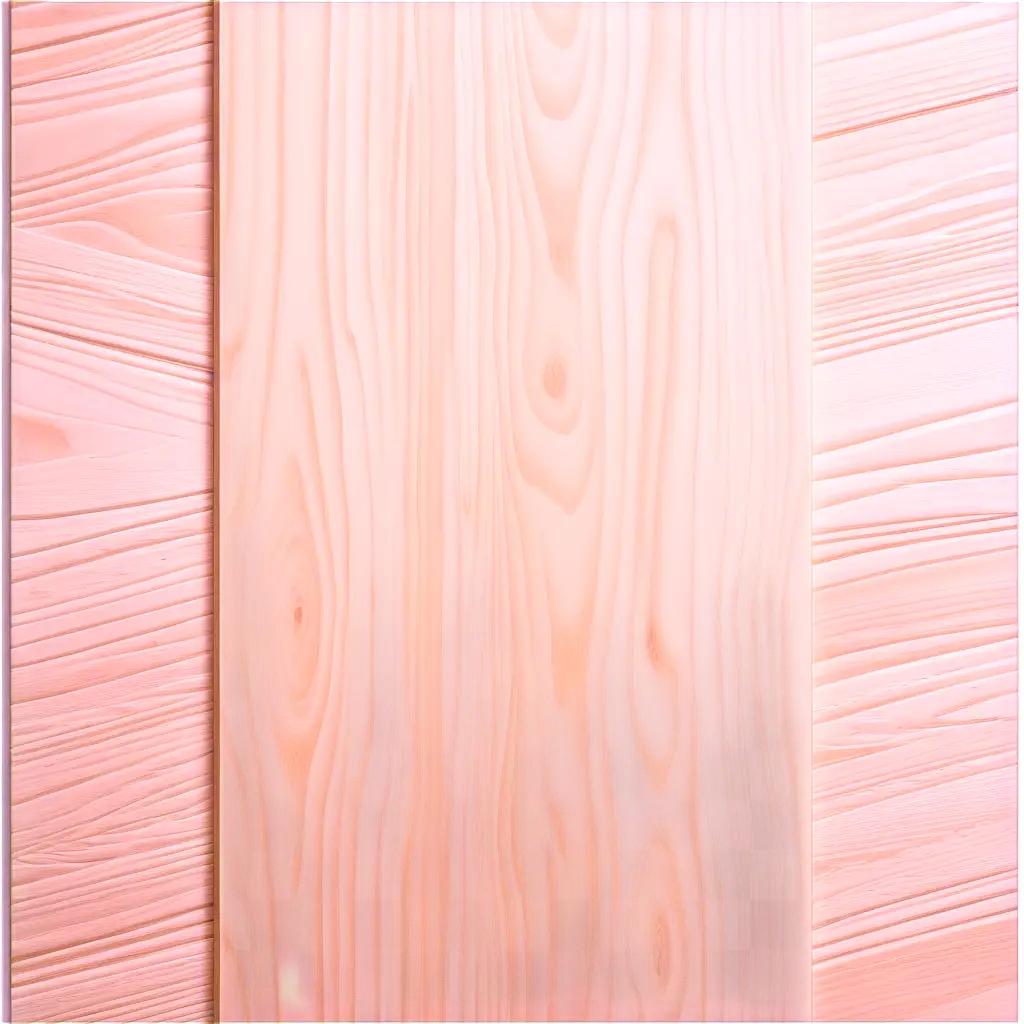 Pink wood panel with wood grain detail