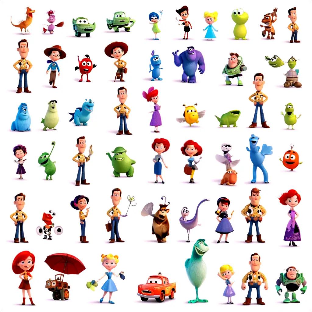 Pixar Characters - Toy Story Characters