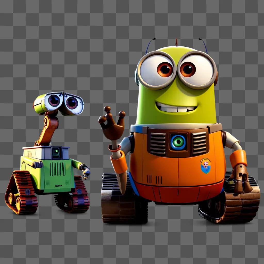 Pixar characters from Wall-E