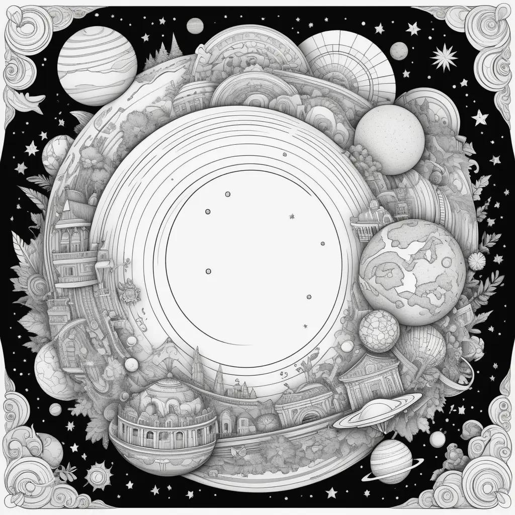 Planet Coloring Pages: A World of Wonder