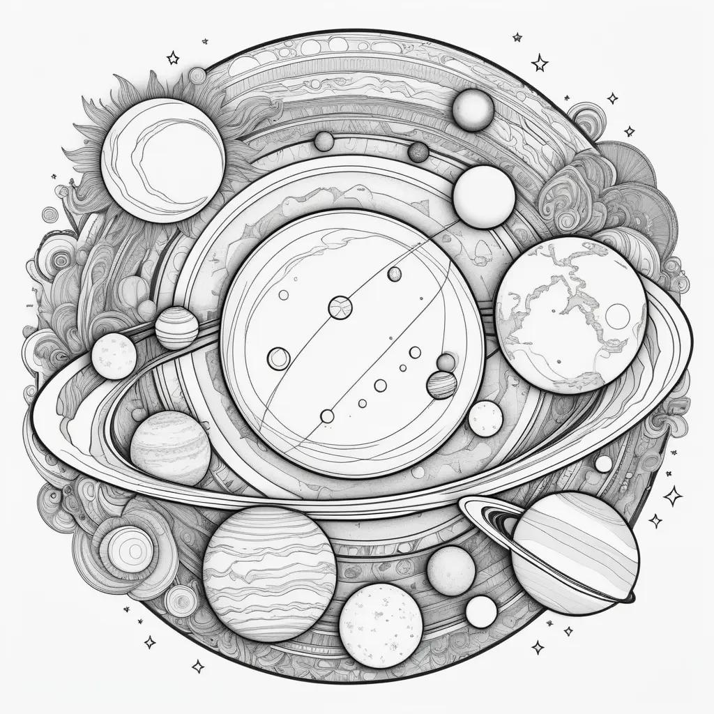 Planets Coloring Pages - Planet Coloring Pages