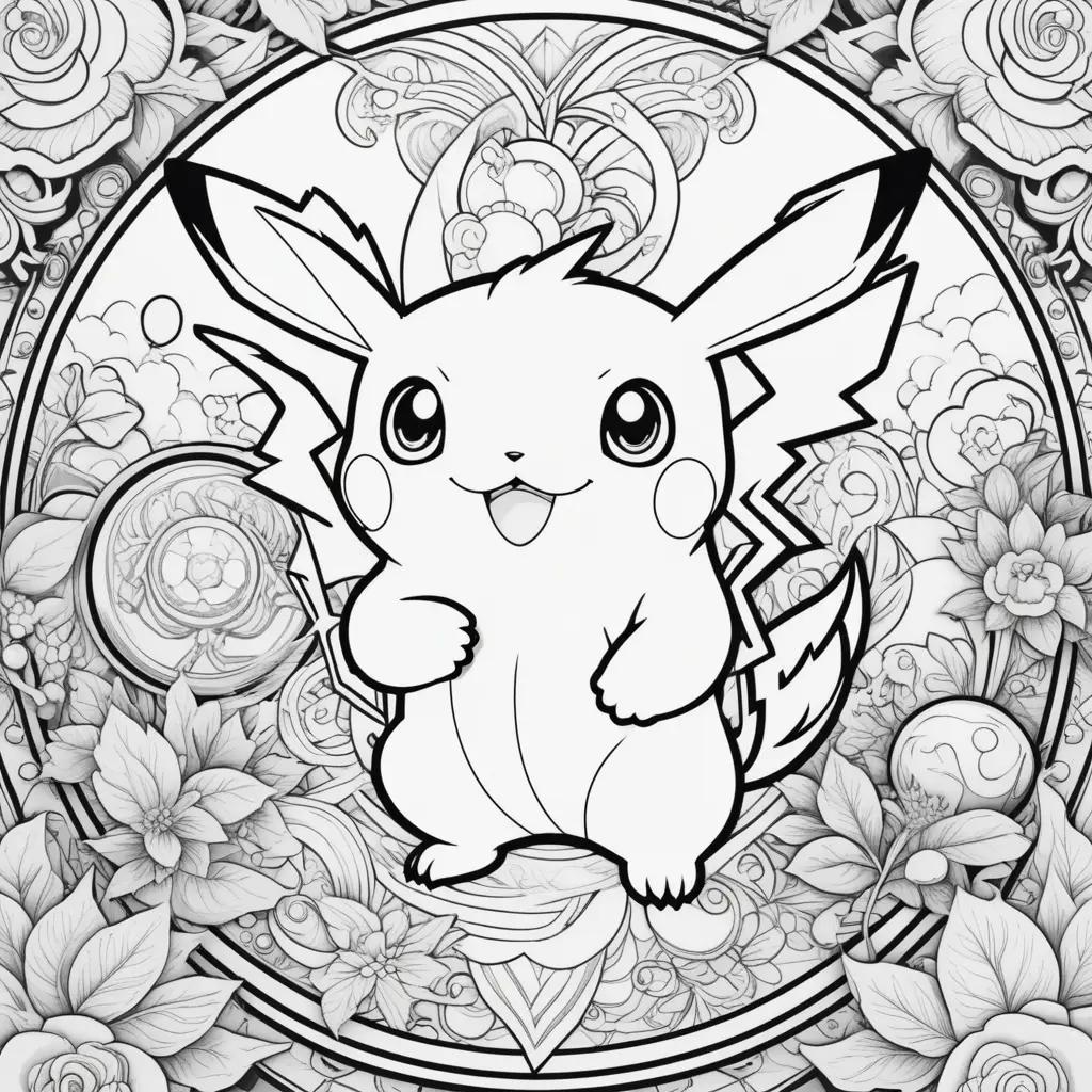 Pokemon Cards Coloring Pages for Adults