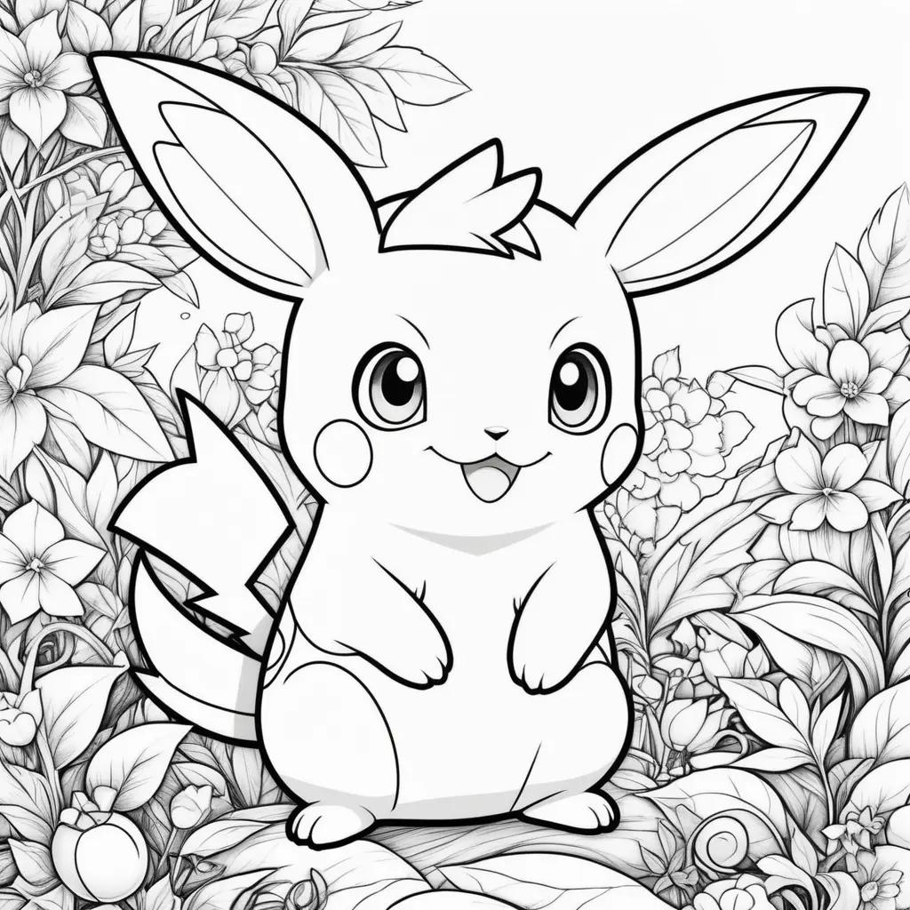 Pokemon Coloring Pages: Pikachu Coloring Page