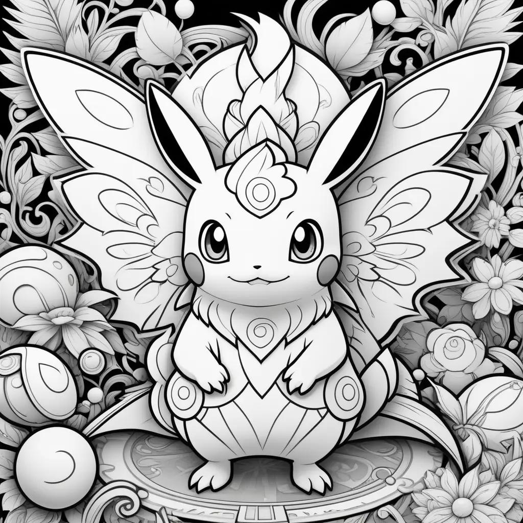 Pokemon Coloring Pages of a Pokemon