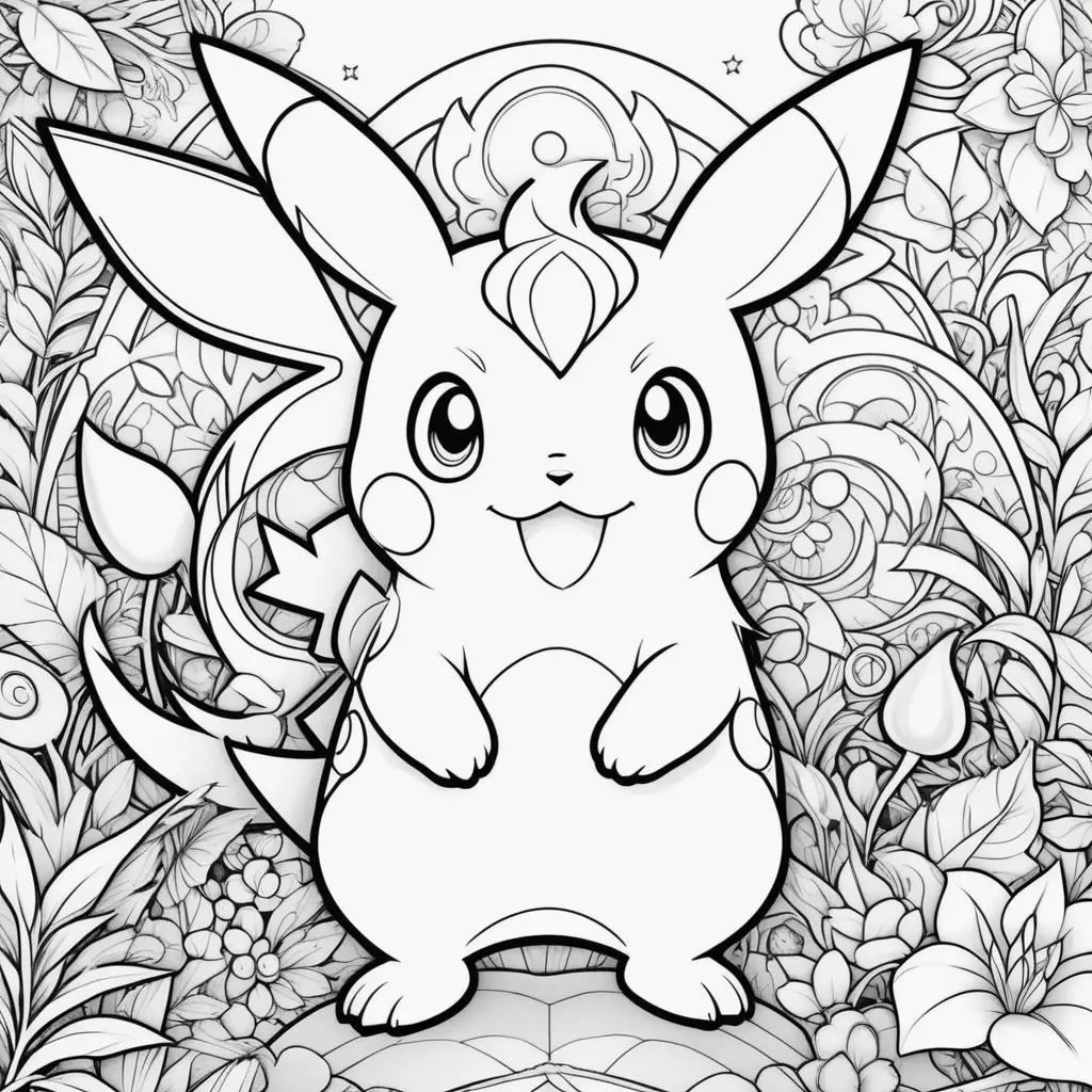 Pokemon coloring pages for kids to print and color