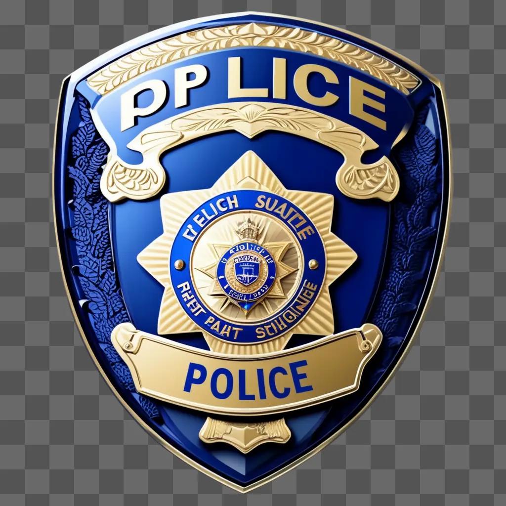 Pp Lice Police badge clipart