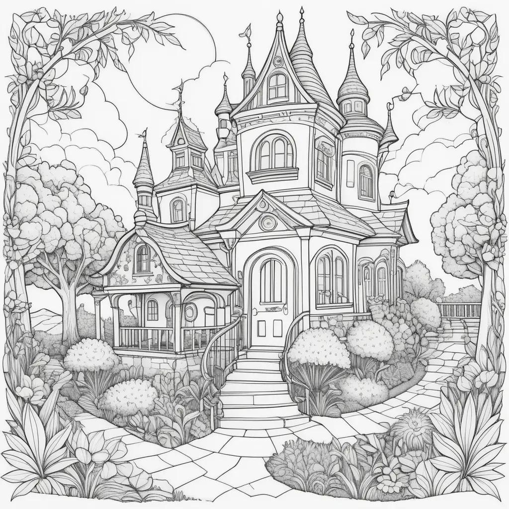 Pre-kindergarten Coloring Pages: A Gorgeous Castle