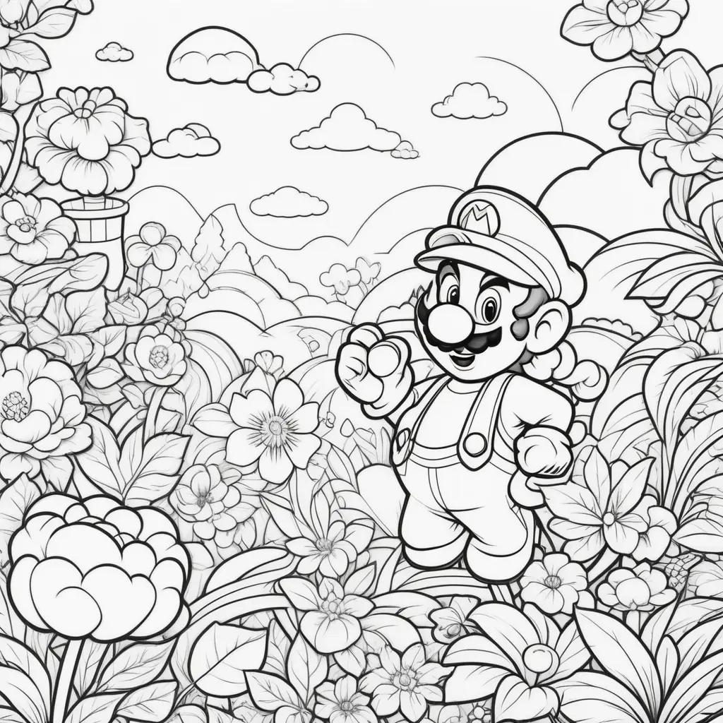 Printable Mario Coloring Pages