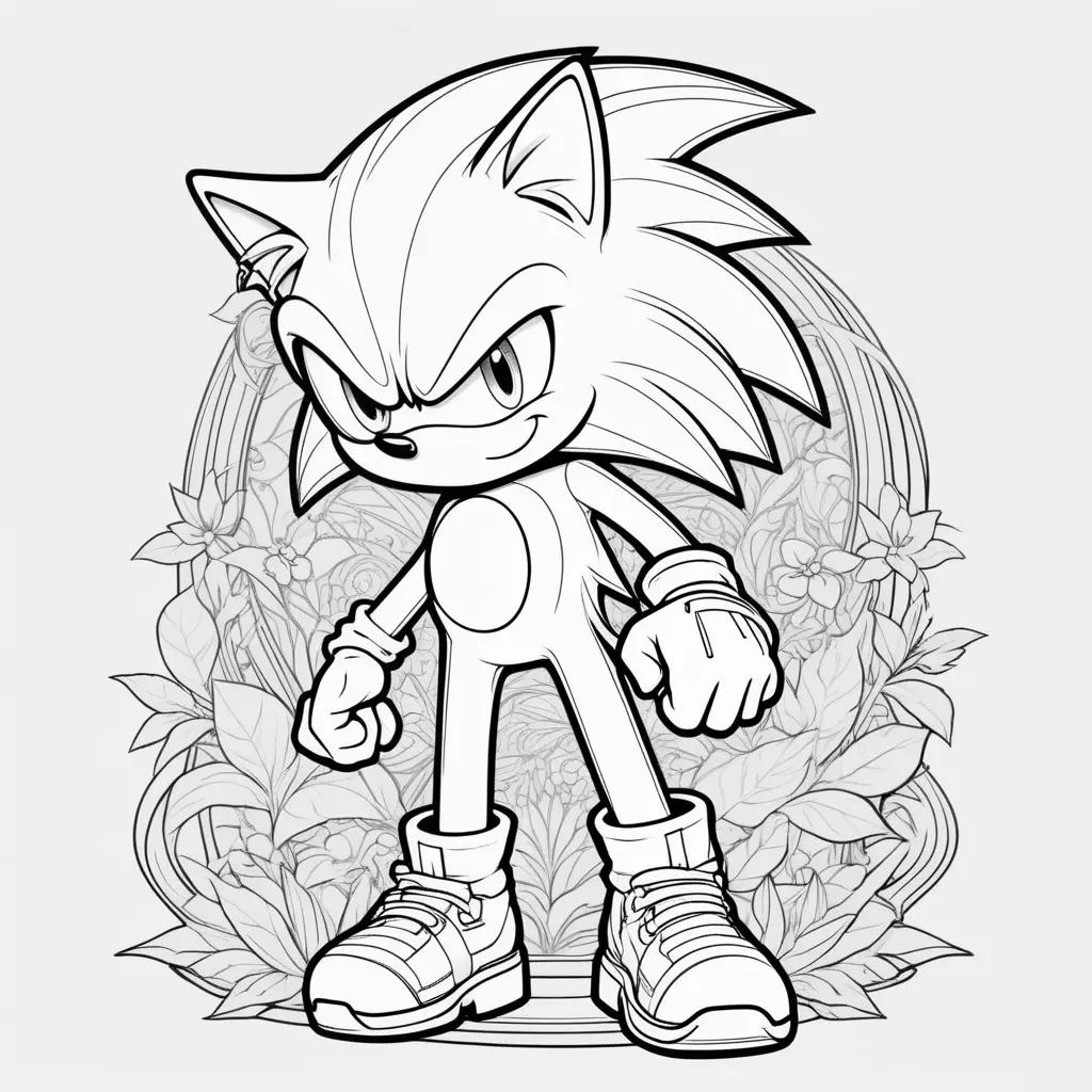 Printable Sonic Coloring Pages for Kids