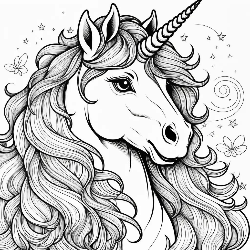 Rainbow Unicorn Coloring Pages: A Magical Coloring Book