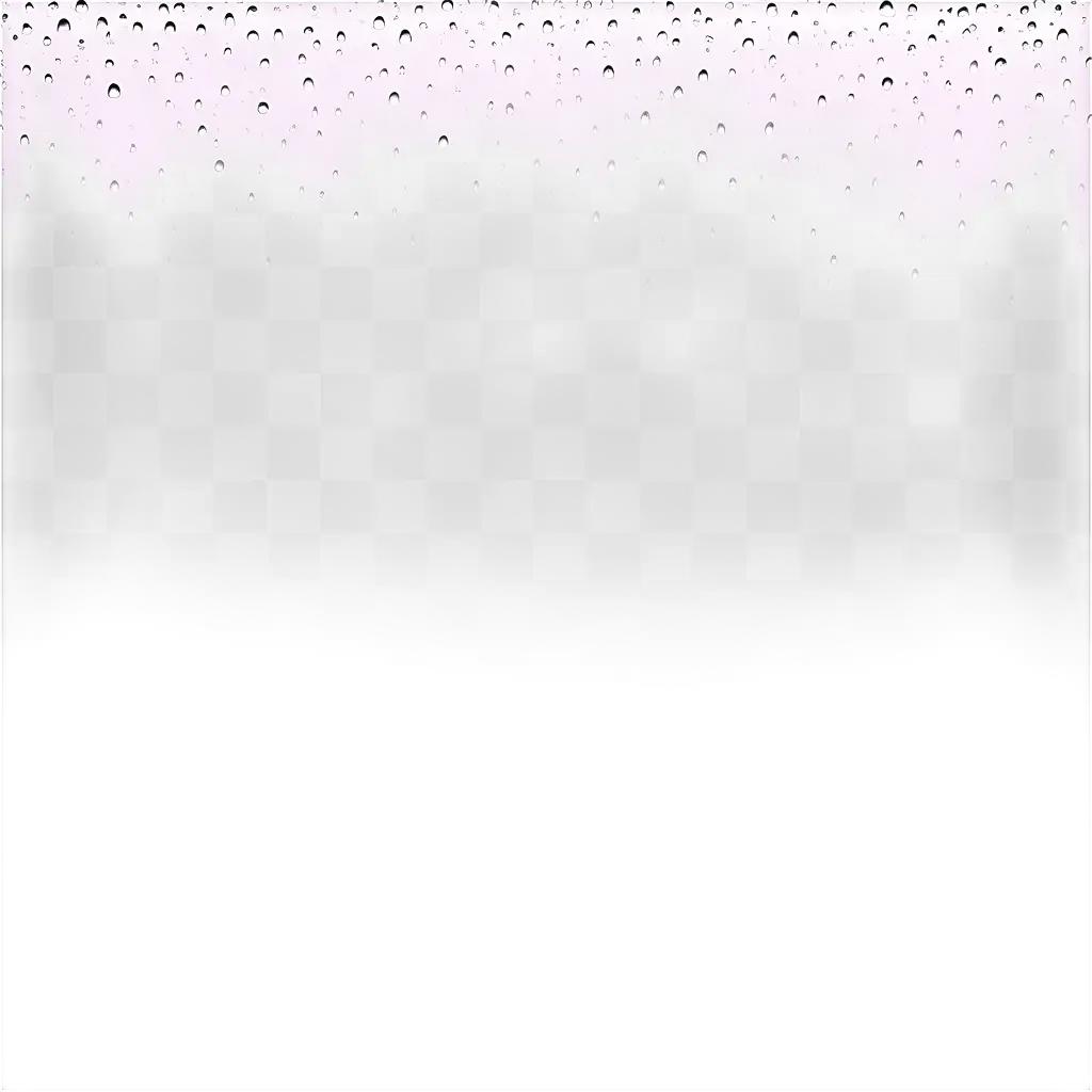 Raindrops on a white background