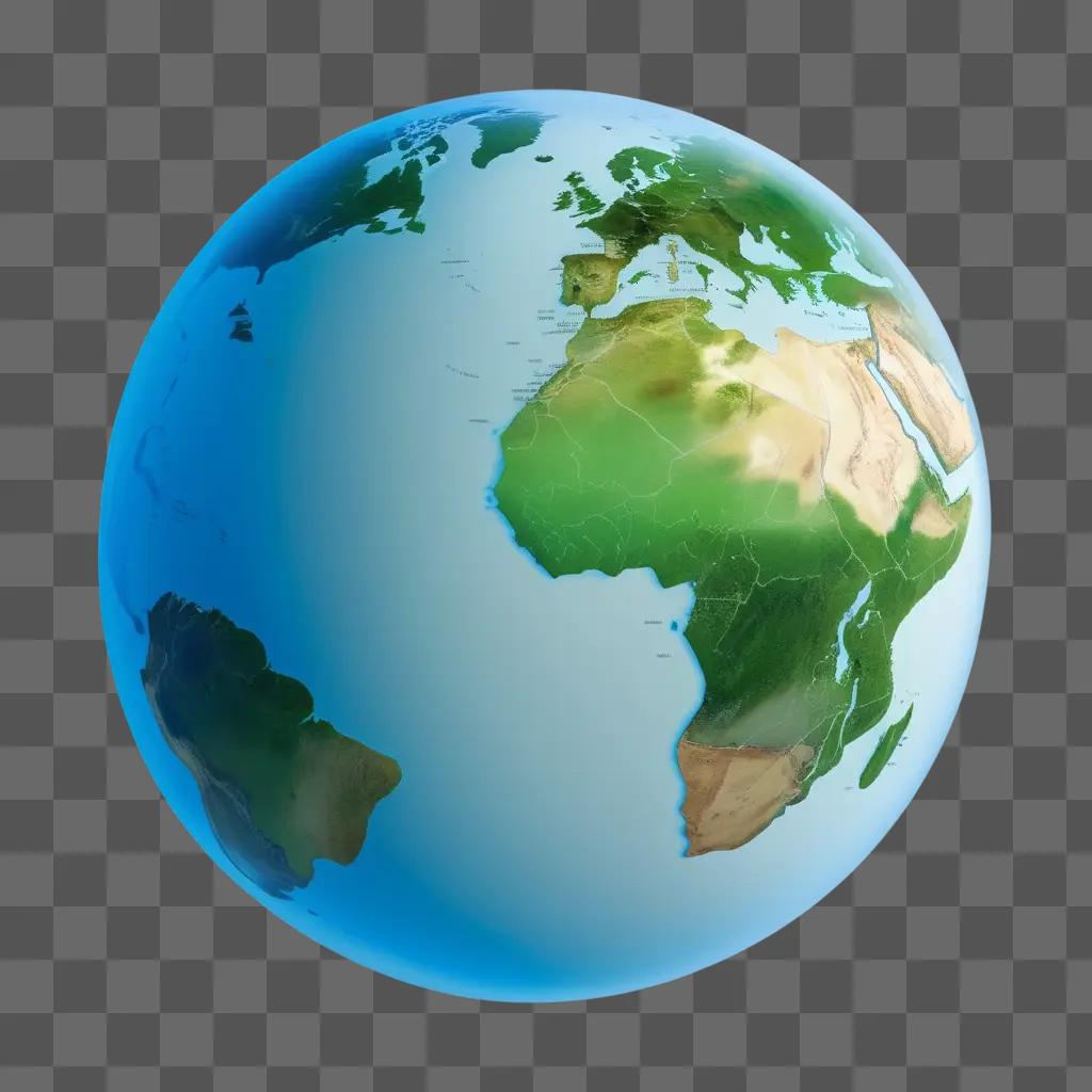 Real estate transparent globe